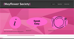 Desktop Screenshot of mayflowersociety.org.uk